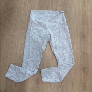 Gray High-Waisted Lululemon Leggings